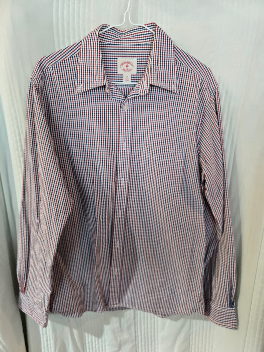 브룩스브라더스 레드 체크 셔츠남방 상품이미지2