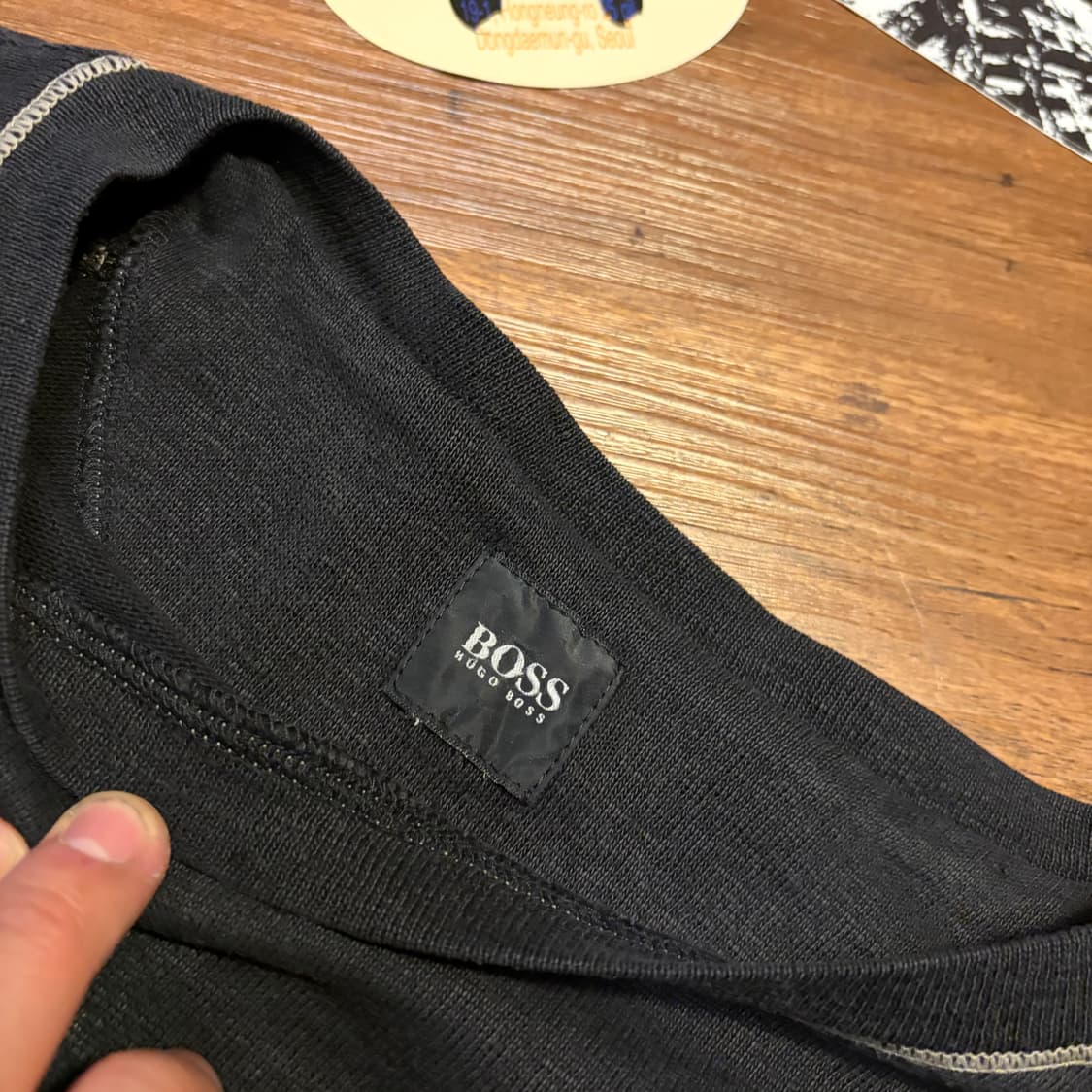 Hugo Boss flatlock stitch longsleeve 상품이미지3