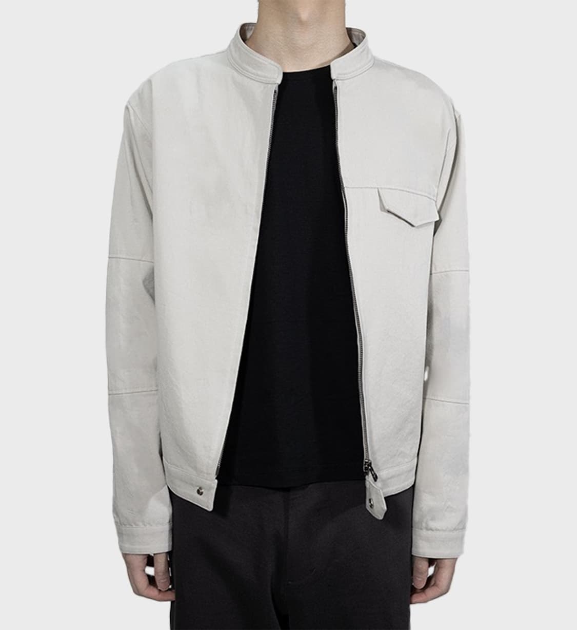 LES 립 메카닉자켓 더스티화이트2 상품이미지1