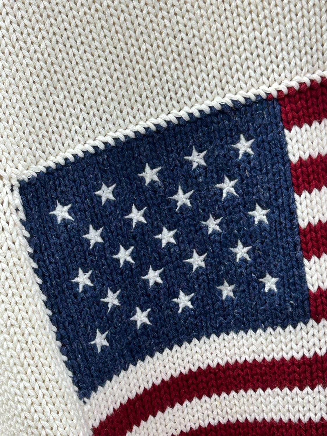 90's Polo American flag knit [XL] 상품이미지3