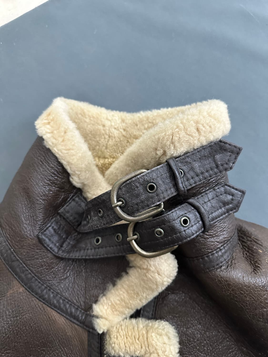 B-3 딥브라운 무스탕  상품이미지9