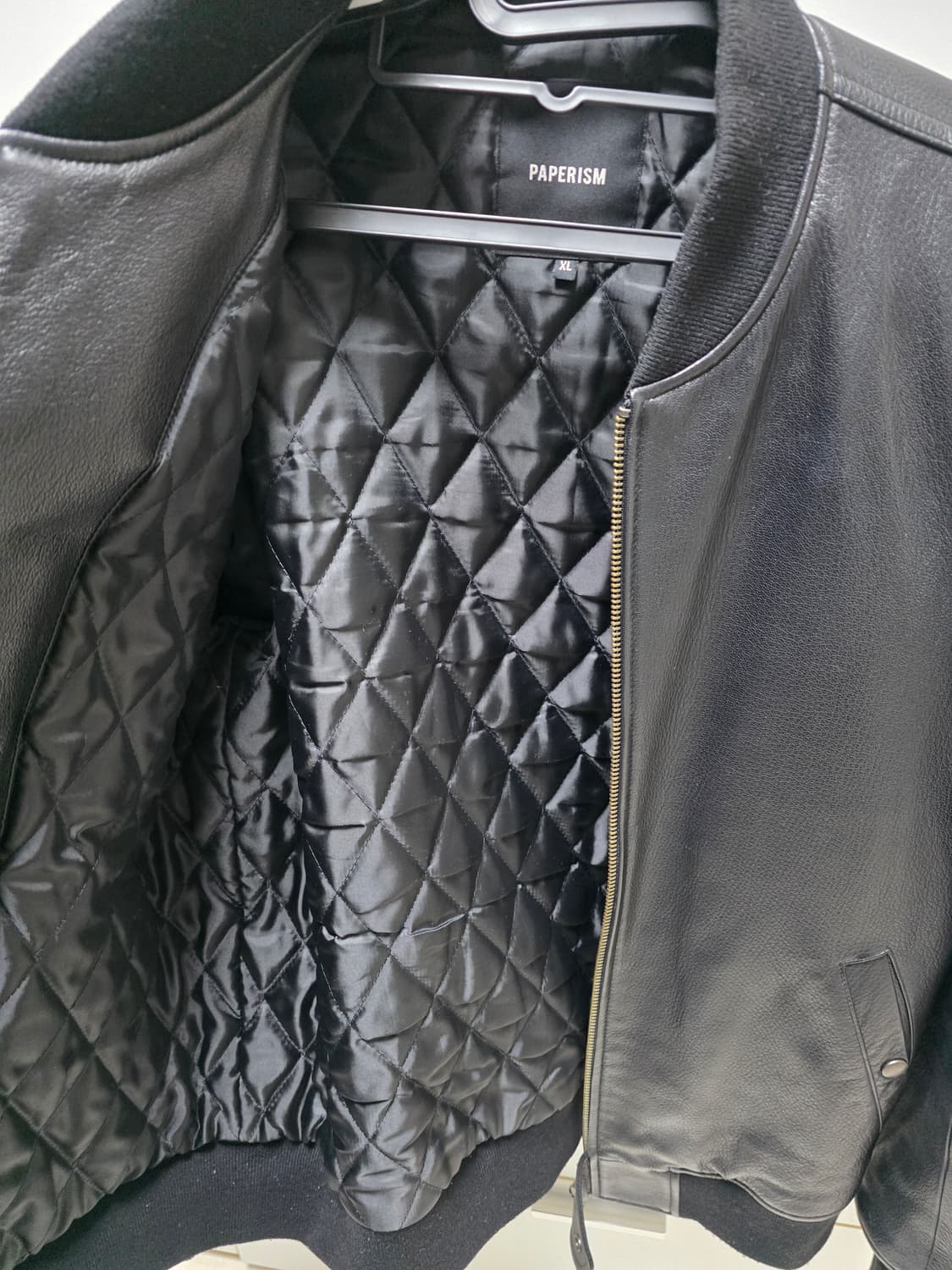 페이퍼리즘 리얼레더바머자켓 염소가죽 상품이미지5