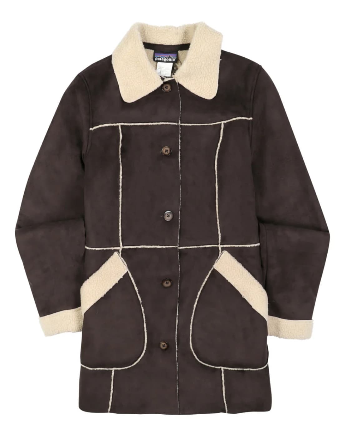 파타고니아 스웨이드 무스탕 자켓 브라운 상품이미지1