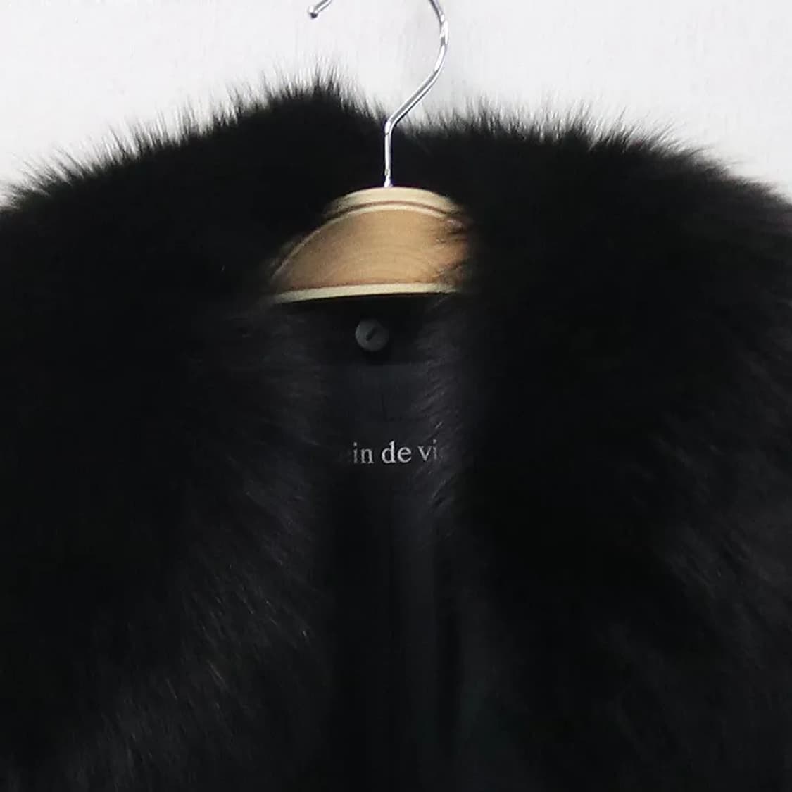 PLEIN DE VIE 폭스퍼 캐시미어 코트 64061 상품이미지5