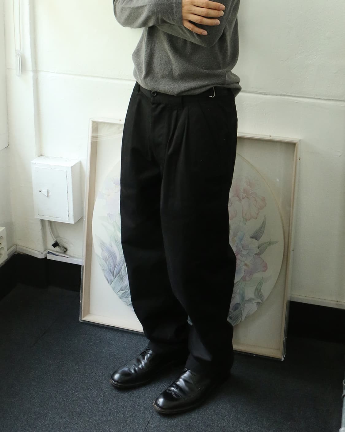  MHL 블랙 트라우저  상품이미지2