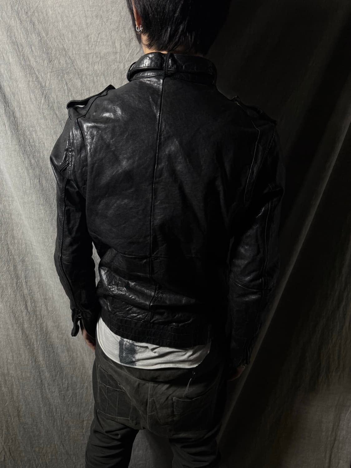 Vintage Lambskin Leather Jacket  상품이미지2