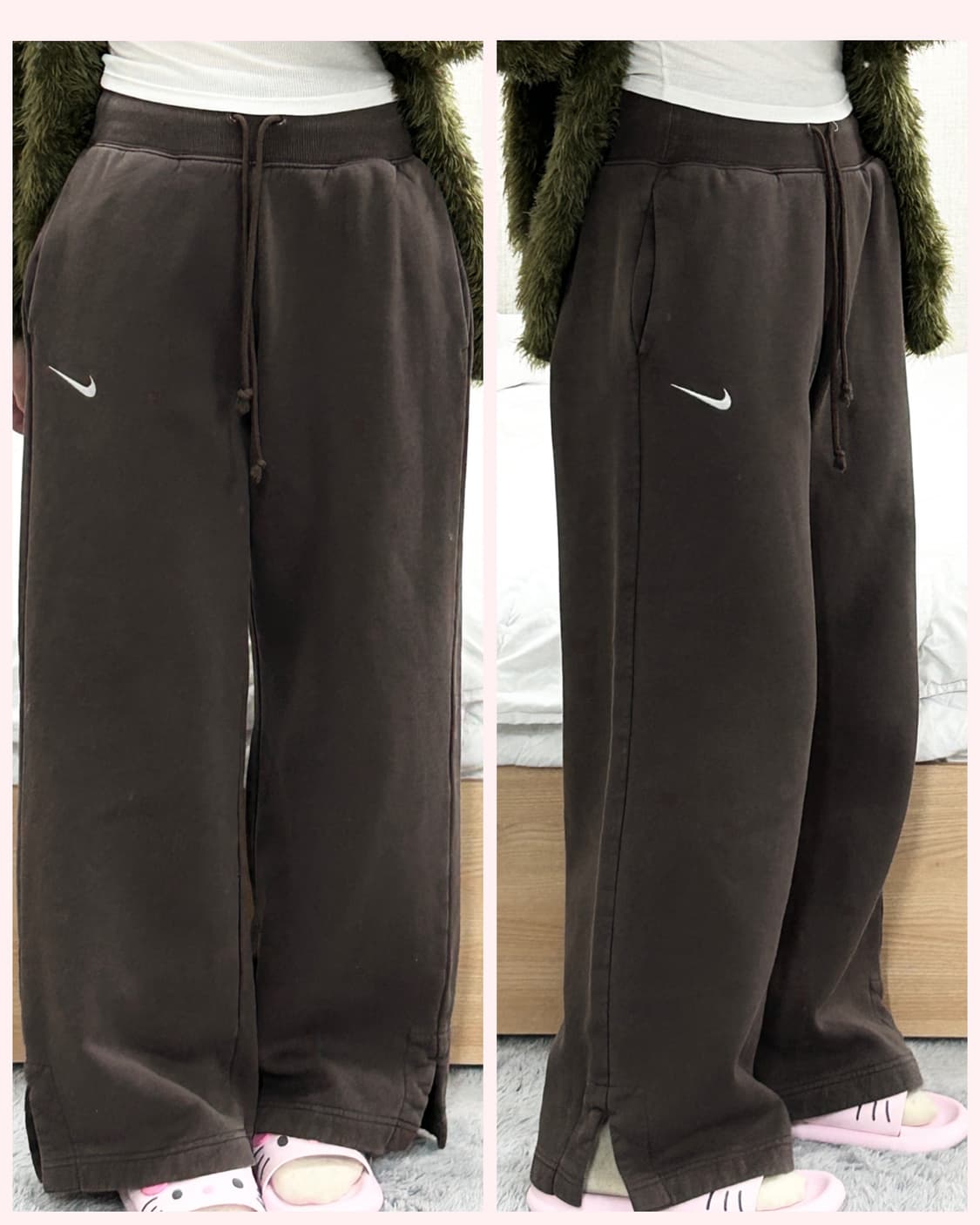 나이키 스우시 초코 브라운 팬츠 상품이미지1