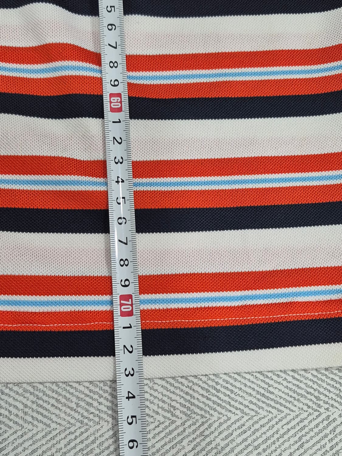 FJ 풋조이 골프 기능성 스트라이프 반팔 카라티 남성 M 상품이미지10