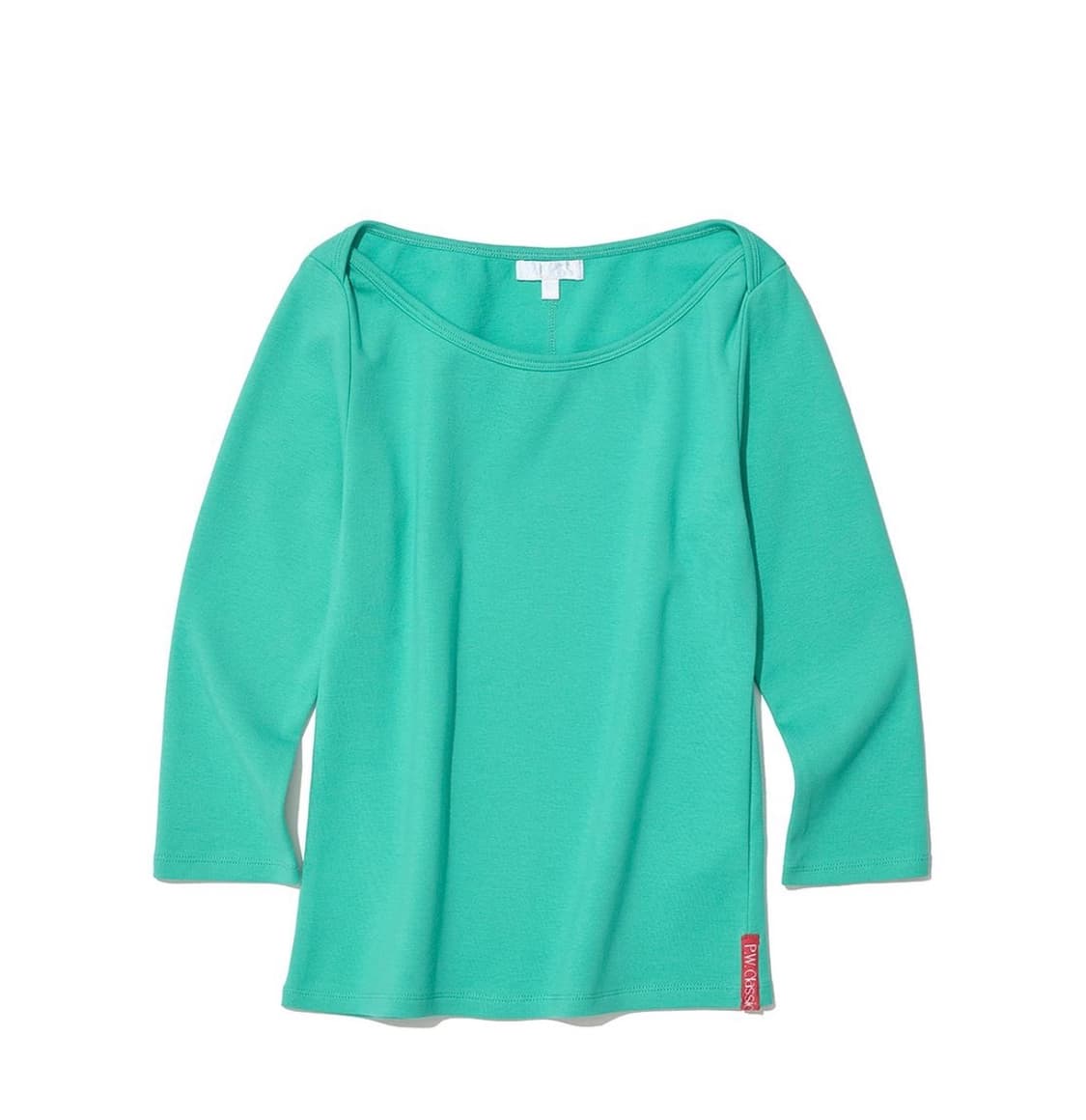 파르티멘토우먼 three-quarter sleeve tee emerald 상품이미지1