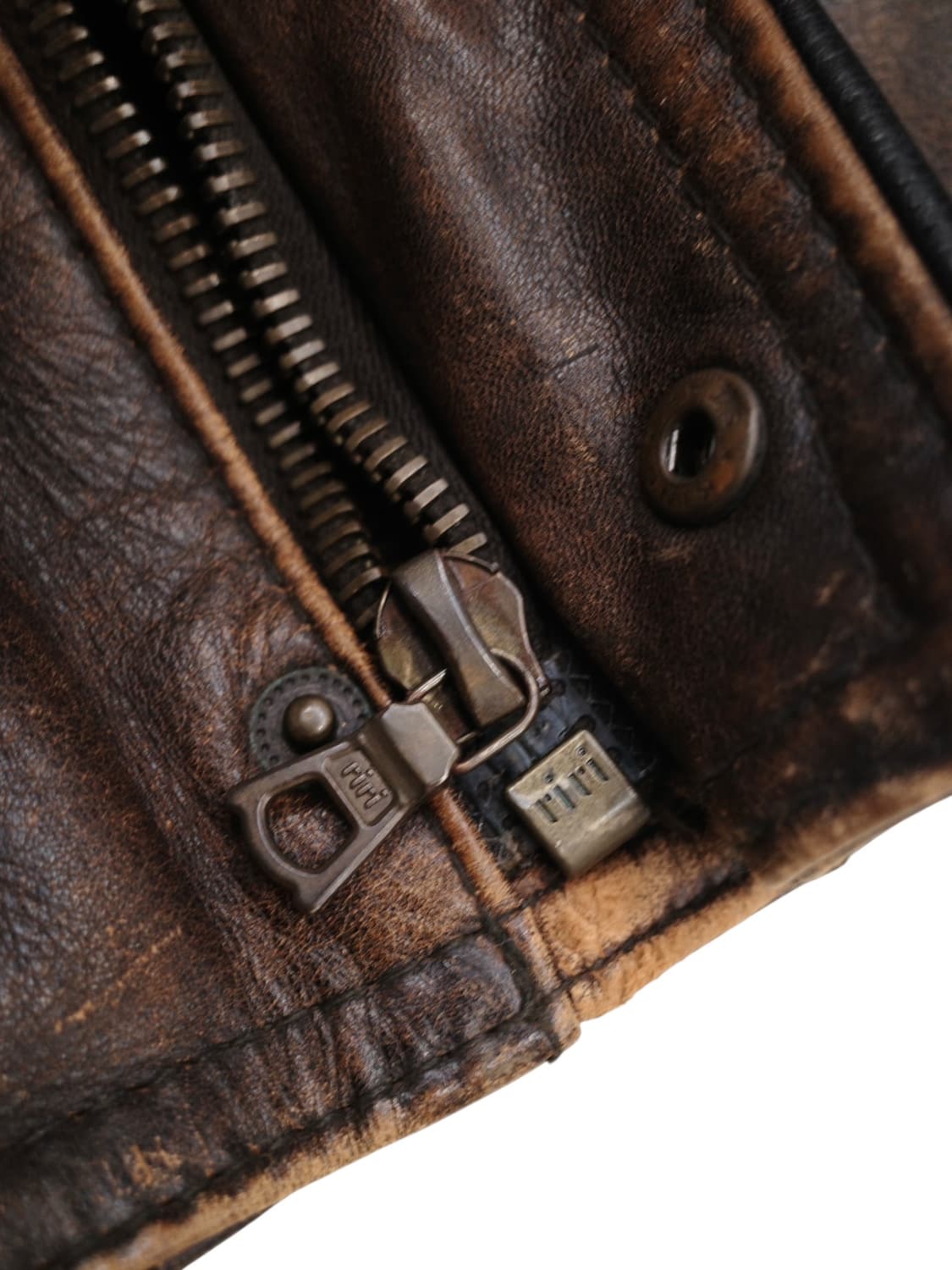 80‘s 휴고 보스 레더 봄버 자켓 상품이미지4