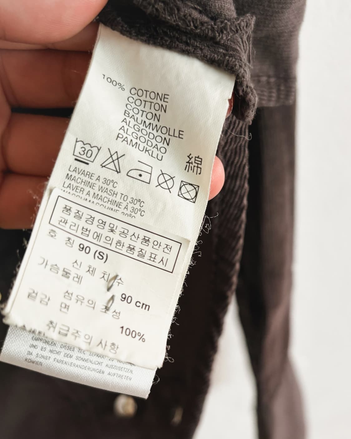 디젤 코듀로이 본디지 스트랩 블라우스 상품이미지8