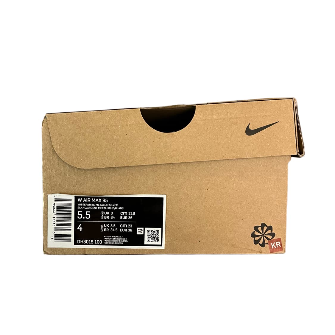 나이키 에어맥스95 트리플화이트 225 새상품 상품이미지6
