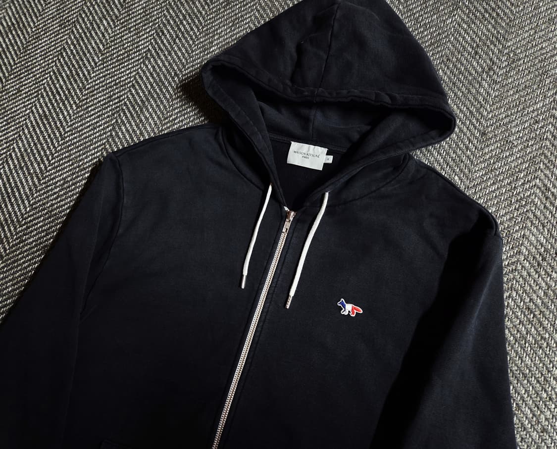 신형 메종 키츠네 트리컬러 폭스 후드집업 상품이미지3