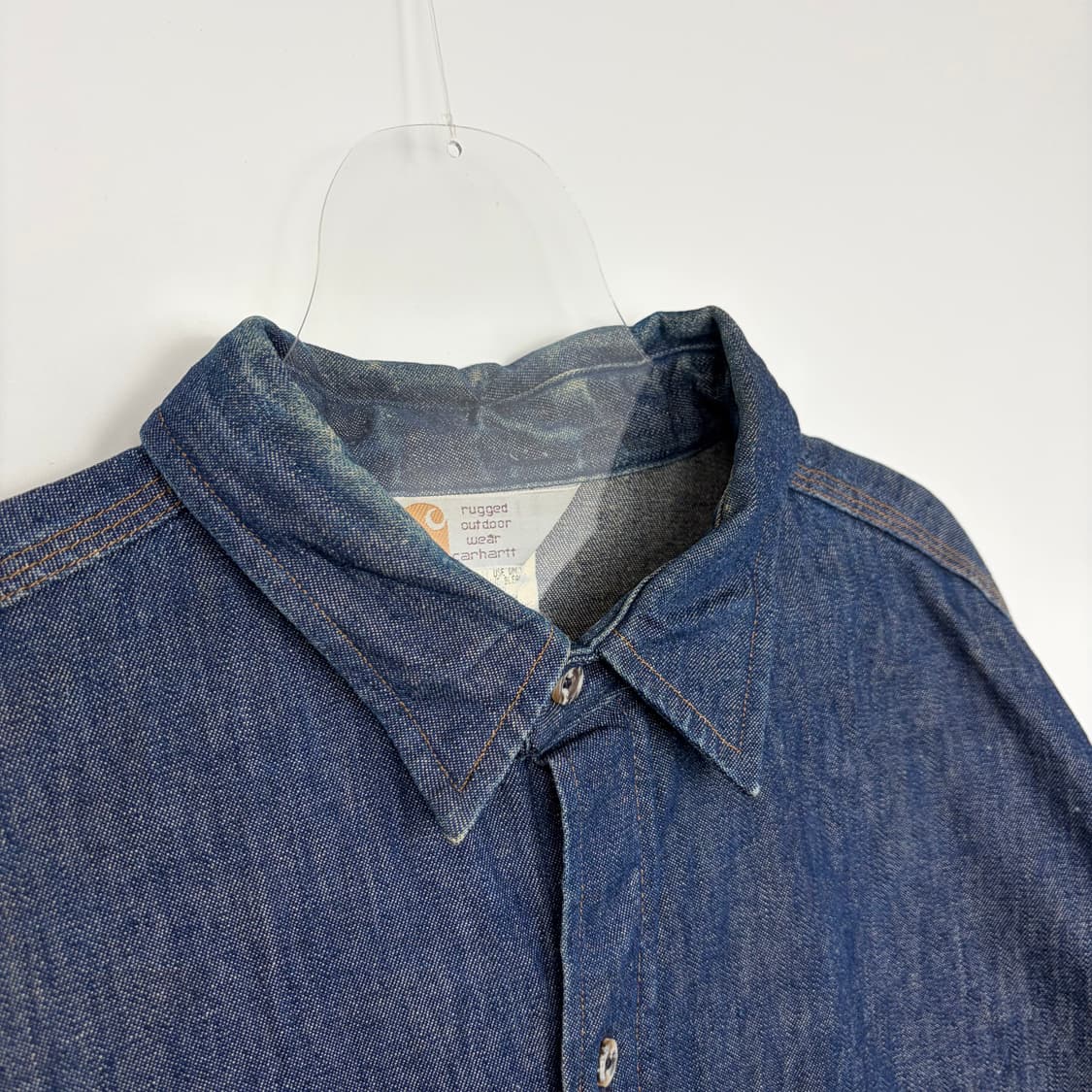 칼하트 데님 청 워크 셔츠 상품이미지2