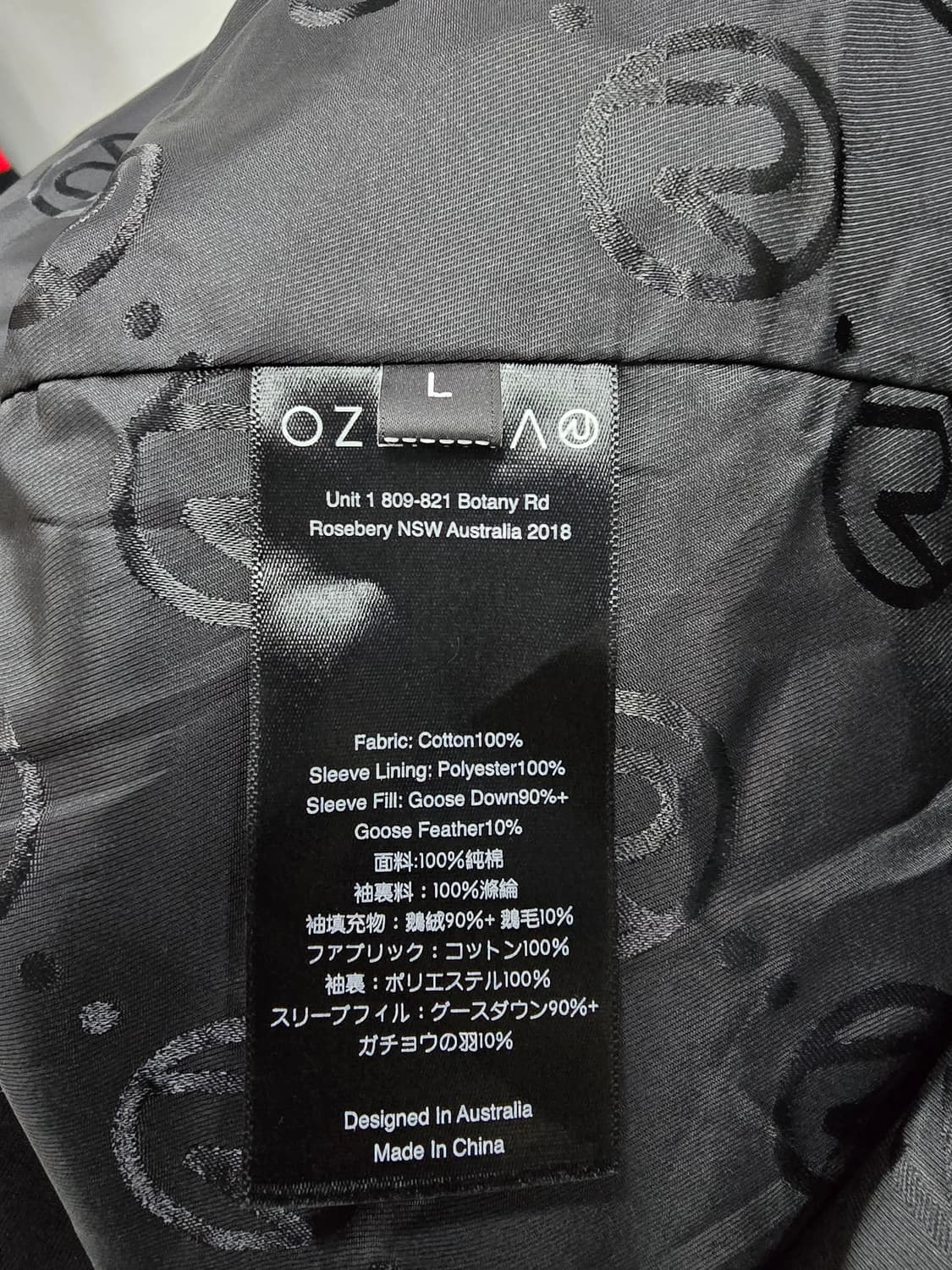 OZLANA AUSTRALIA  블랙아미  파카L 상품이미지7