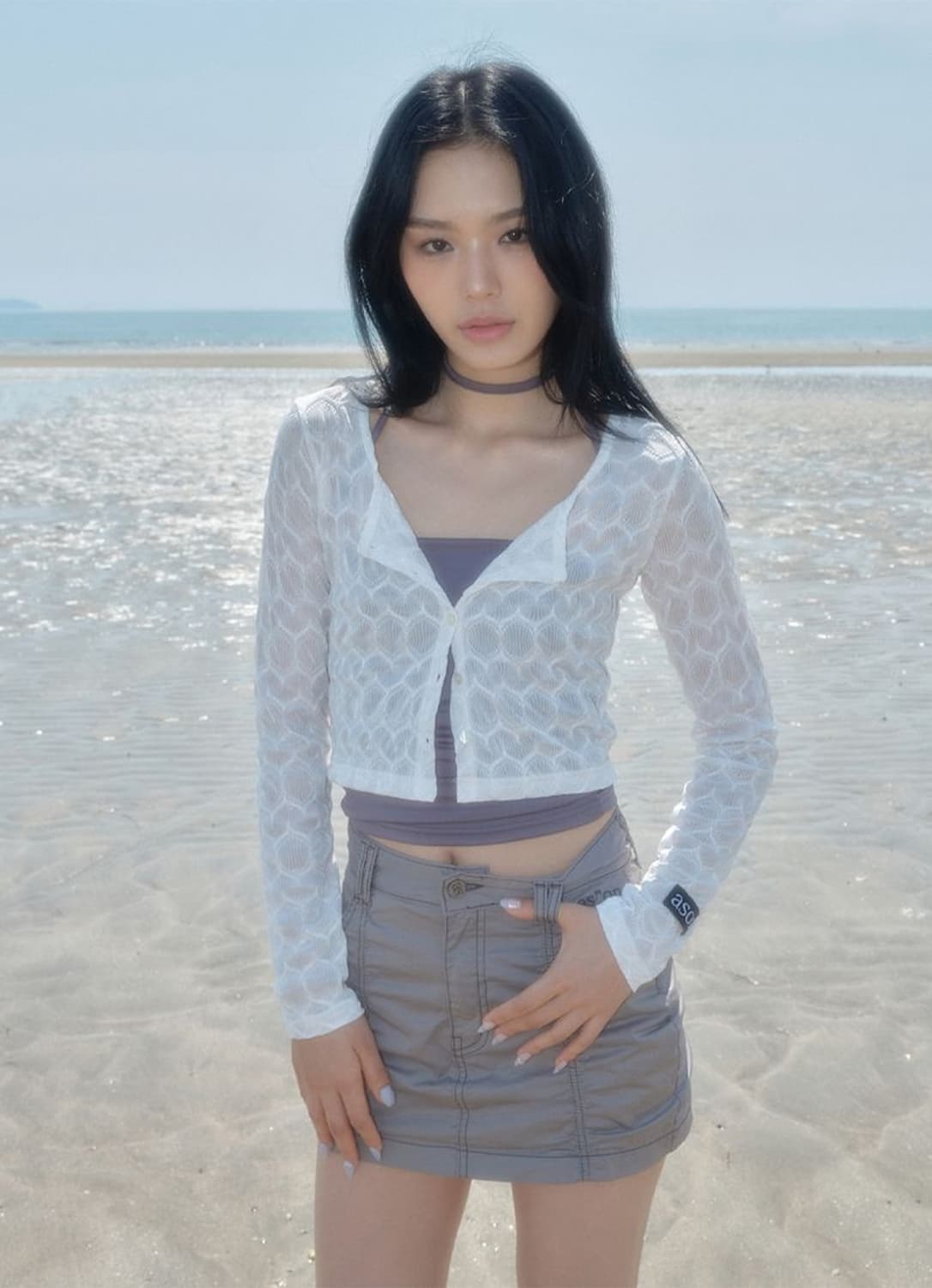 (새상품) 애즈온 가디건 WRINKLE CARDIGAN 판매합니다 상품이미지1