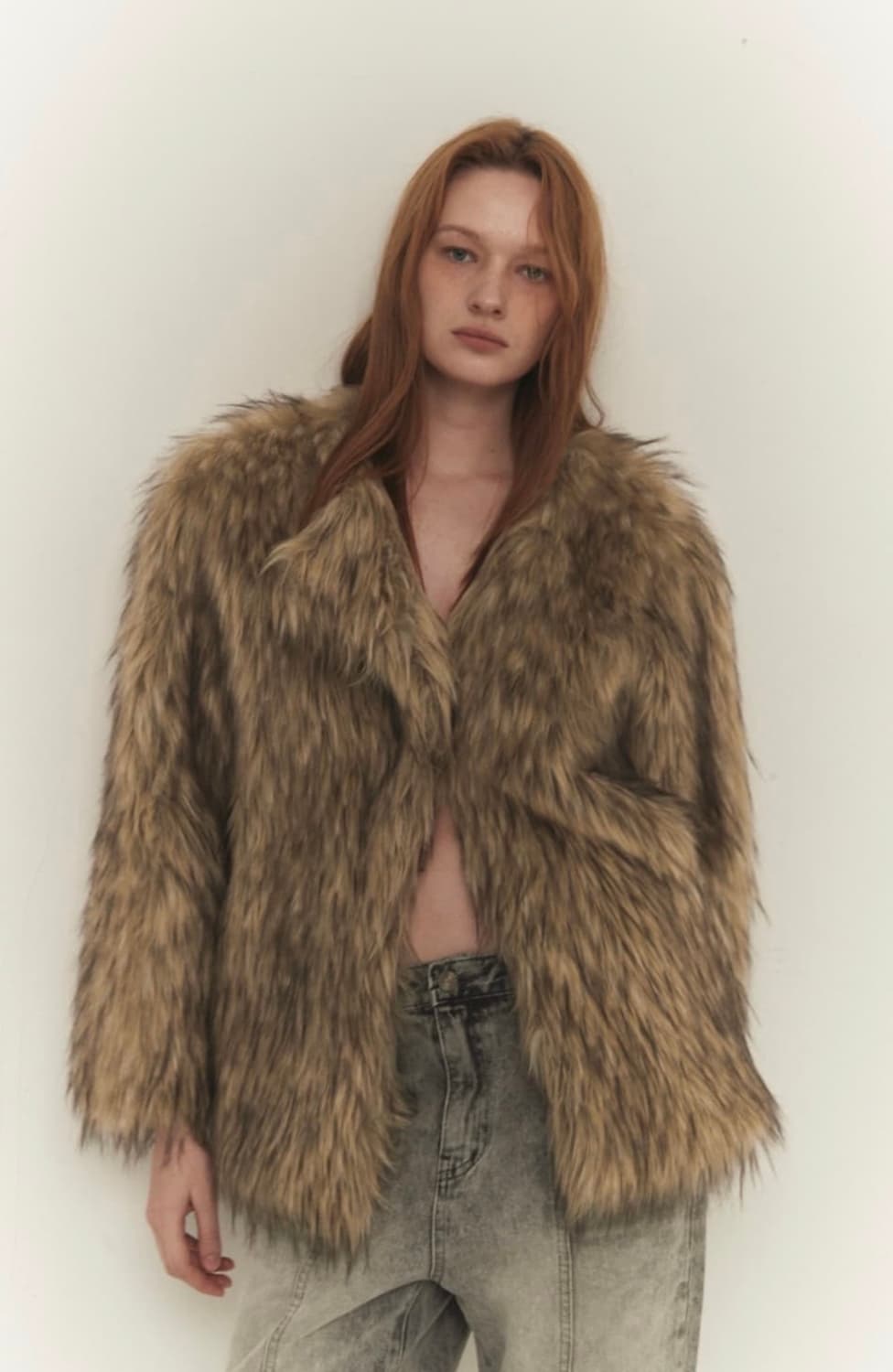 도드 dode 퍼자켓 EMMA FAUX FUR JACKET 상품이미지1