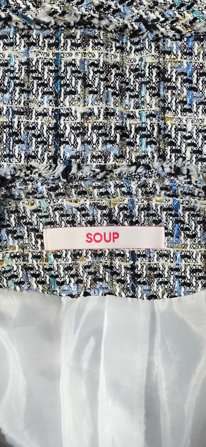 SOUP 트위드 자켓 F사이즈 66 상품이미지3