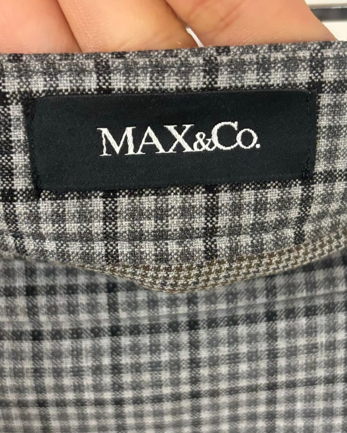 막스 앤 코 그레이 체크 미니스커트 상품이미지7