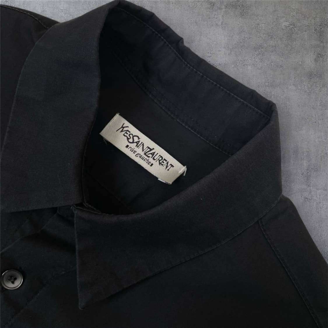 입생로랑 Yves Saint Laurent 블랙 리브고쉬 셔츠 상품이미지2