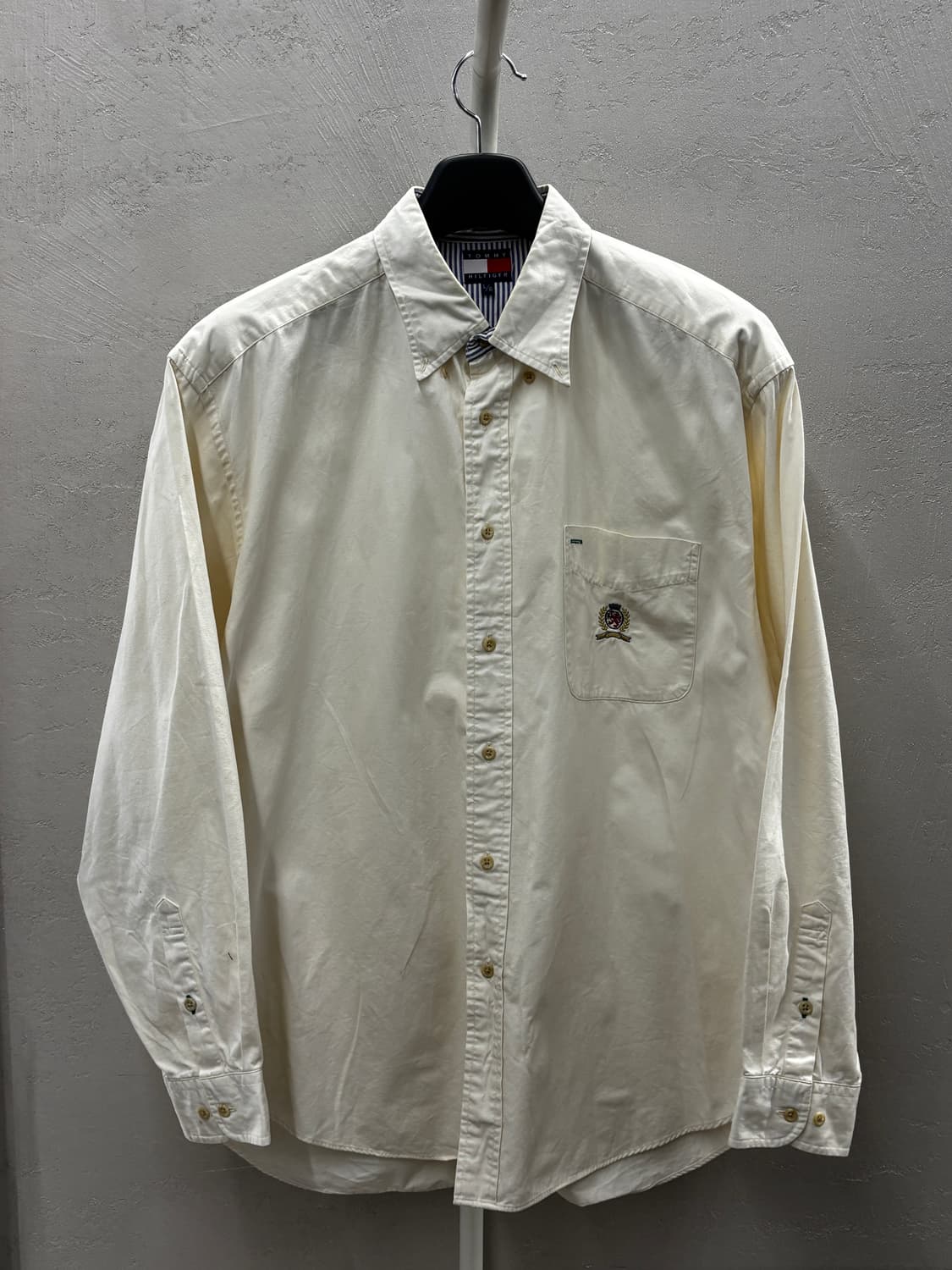 타미힐피거 아이보리 긴팔 셔츠 L 상품이미지2