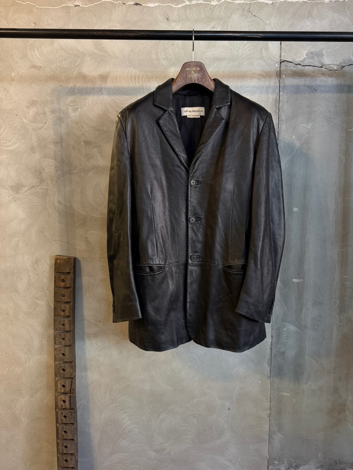 엠포리오 아르마니 레더 자켓 100 상품이미지8