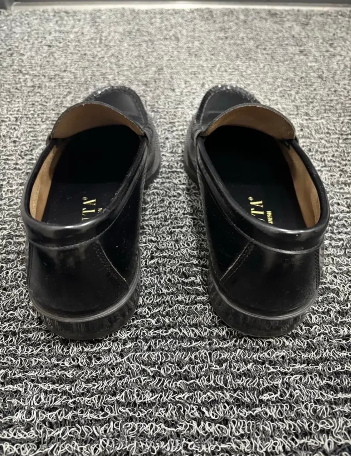 하루타906 블랙 레더 페니 로퍼 소가죽 245 상품이미지3