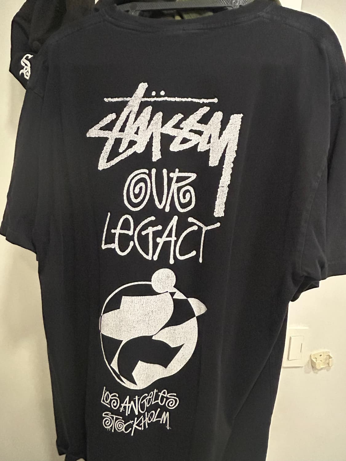 [L] 스투시 아워레가시 서프맨 피그먼트 티셔츠 상품이미지2