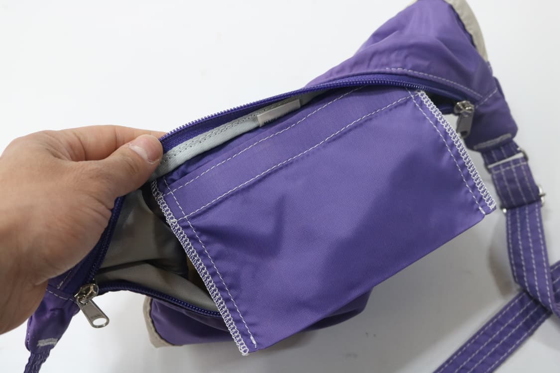 요시다 포터 나일론 반달 숄더백 퍼플 상품이미지9