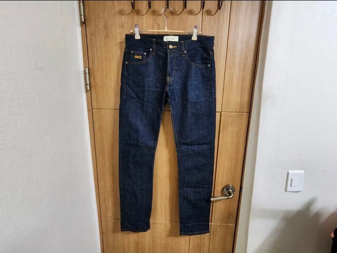 (31)플랙 로우 데님 팬츠 상품이미지1