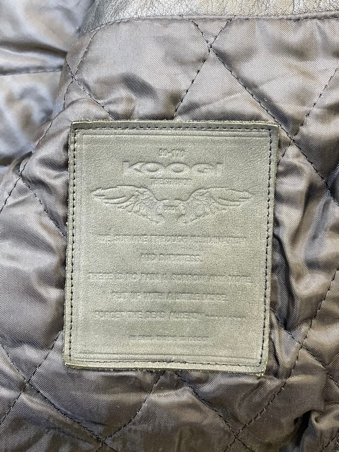 쿠기 90s S.W.A.T 레더 나일론 자켓 상품이미지7