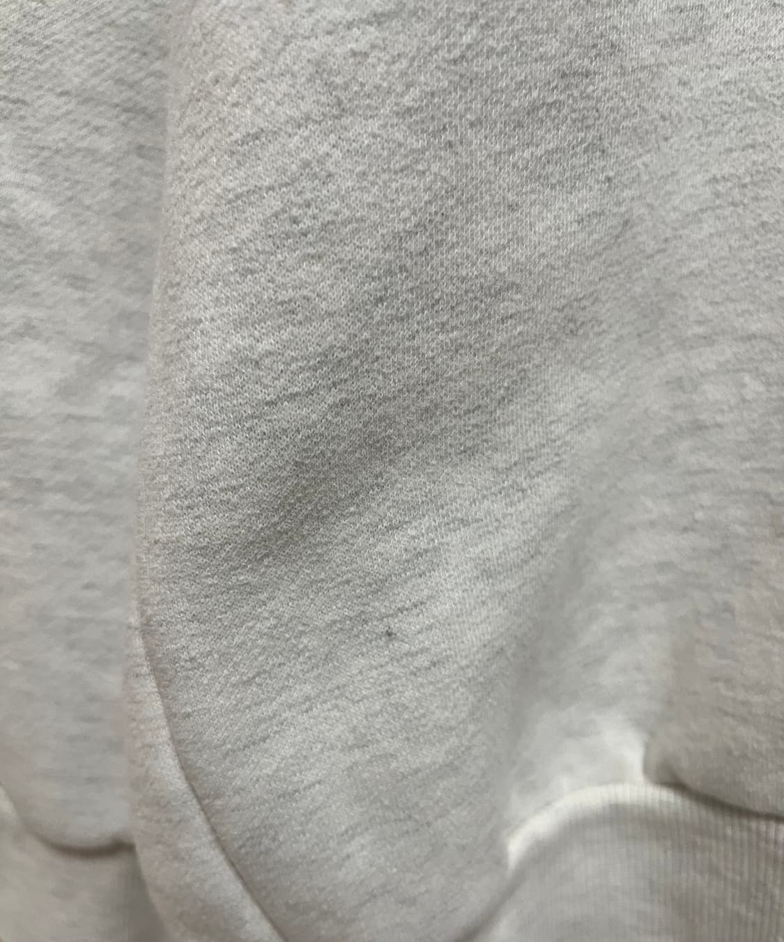 빈티지 레터링 아이보리 기모 긴팔 맨투맨 상품이미지4