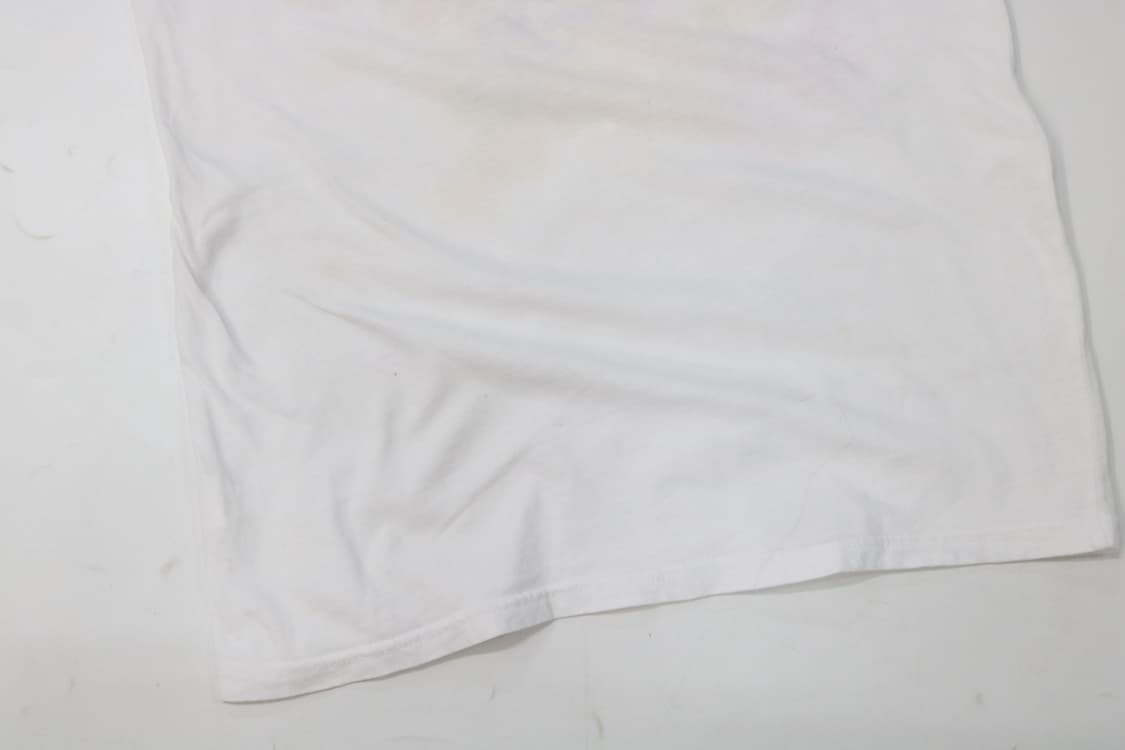 하드락카페 괌 수채화 하트 그래픽 화이트 반팔티셔츠 (M) 상품이미지9
