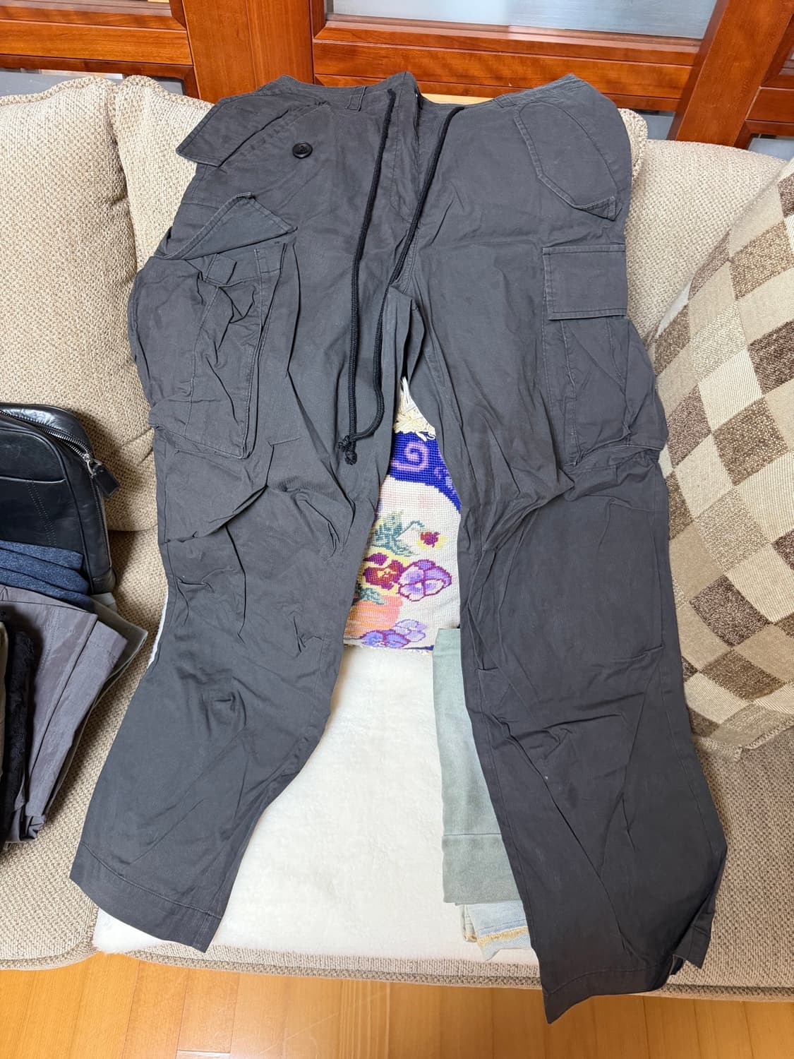 에스이오 카고팬츠 COTTON M-65 PANTS CHARCOAL  상품이미지3