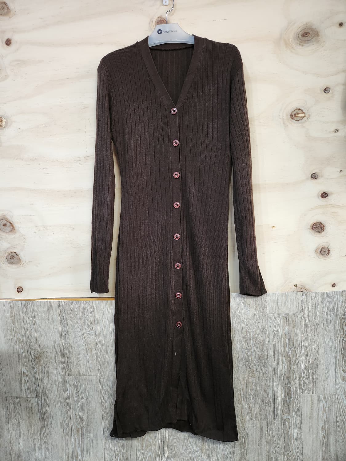 561) 골지 니트 롱 원피스 상품이미지1