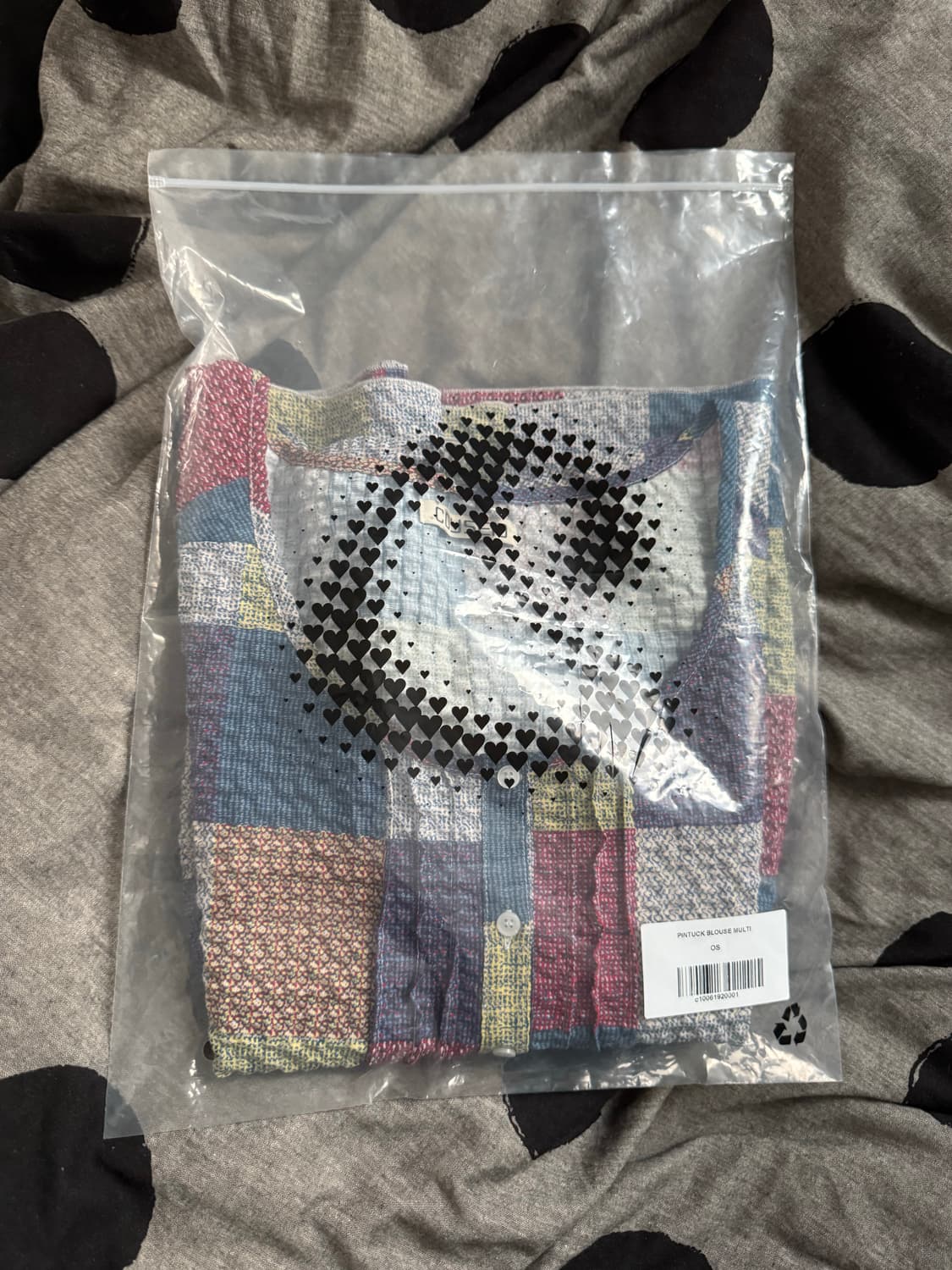 코이세이오 핀턱 블라우스 멀티 상품이미지4