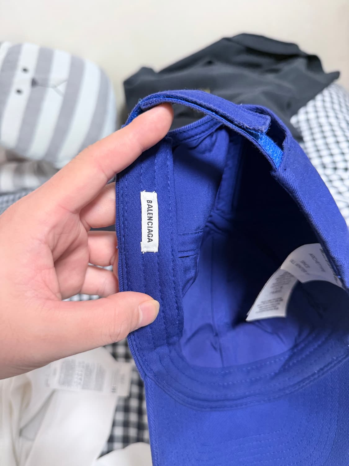 발렌시아가 블루 캡 상품이미지3