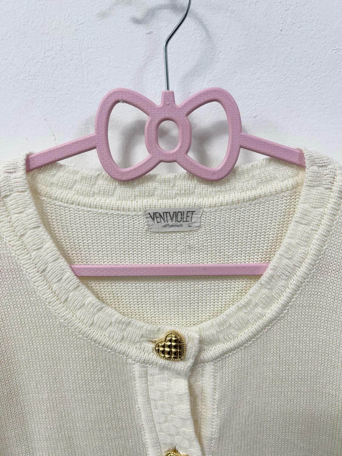 [VENT VIOLET] 로걀 하트 코리락쿠마 가디건 상품이미지7