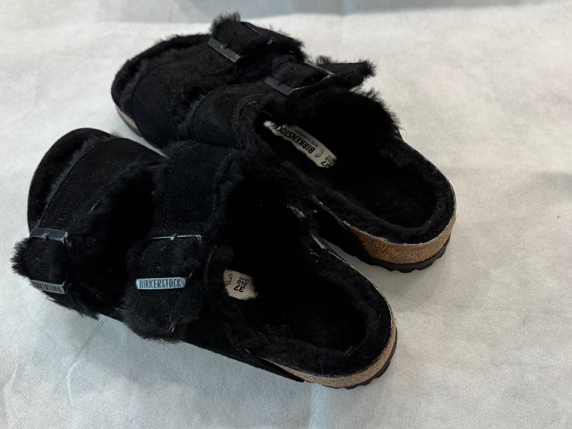 버켄스탁 아리조나 퍼 블랙 37 (240mm) 상품이미지3