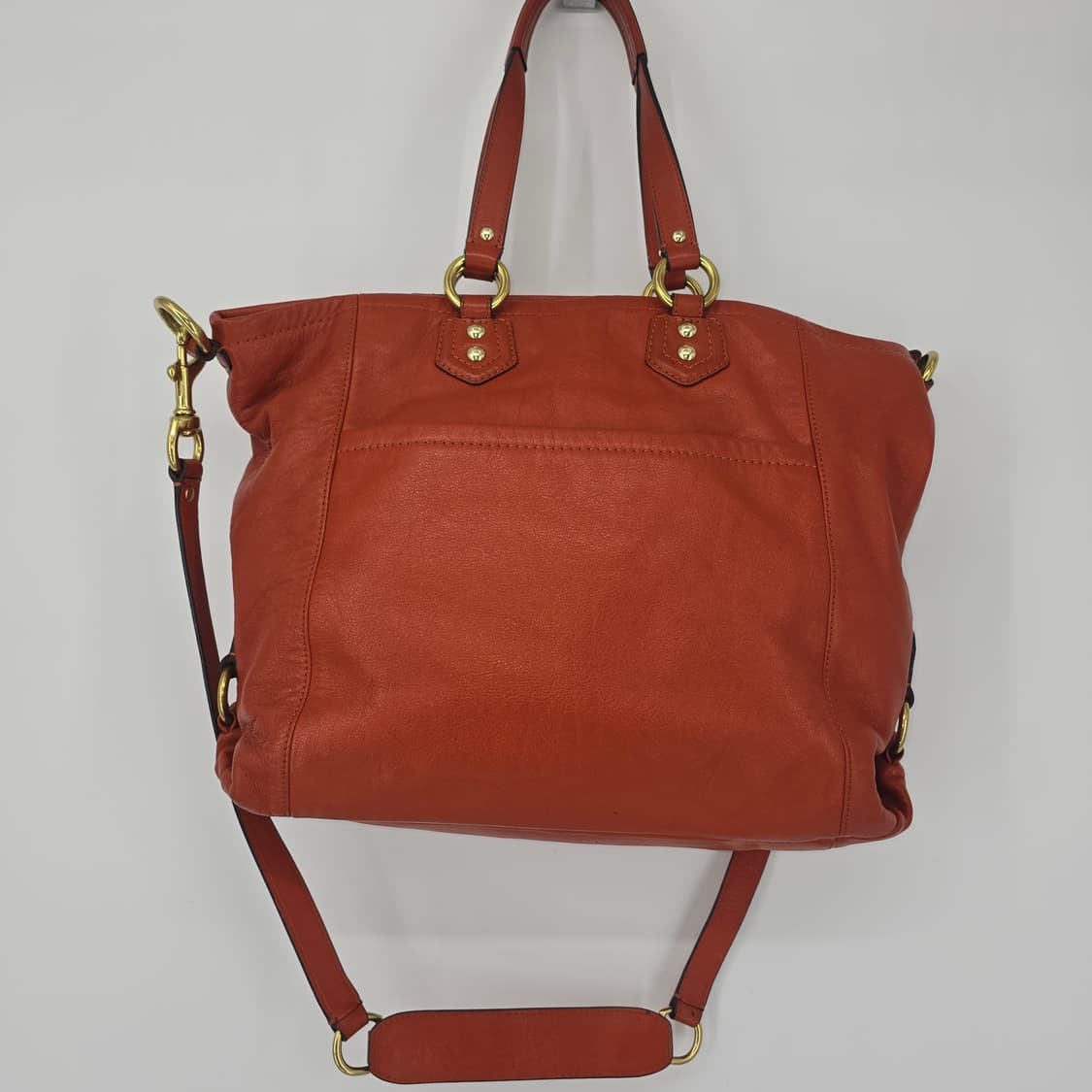 Vintage Coach Ashley Orange Leather Bag 상품이미지4