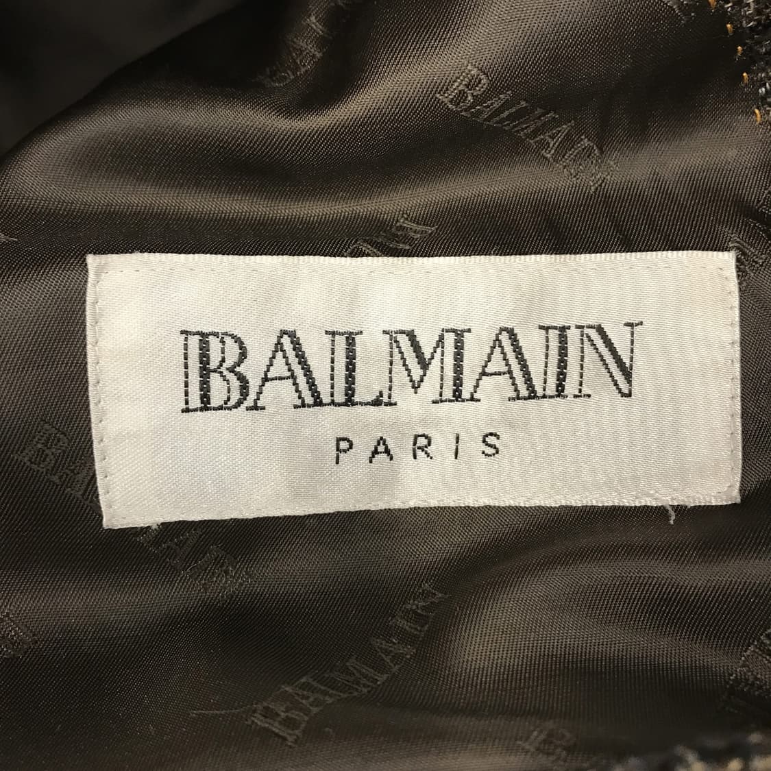 발망 BALMAIN 골든텍스 알파카 울체크자켓 [105] 상품이미지5