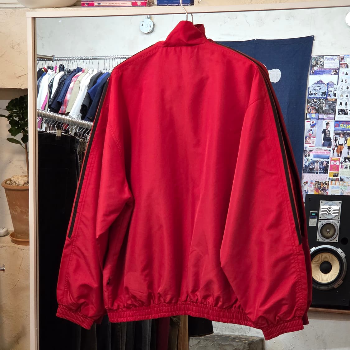 아디다스 00S 올드스쿨 레드 바람막이 자켓 상품이미지5