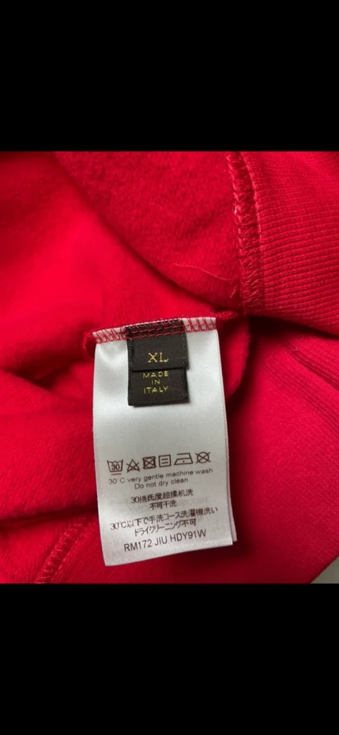 루이비통 슈프림 모노그램 후드티 XL 상품이미지4