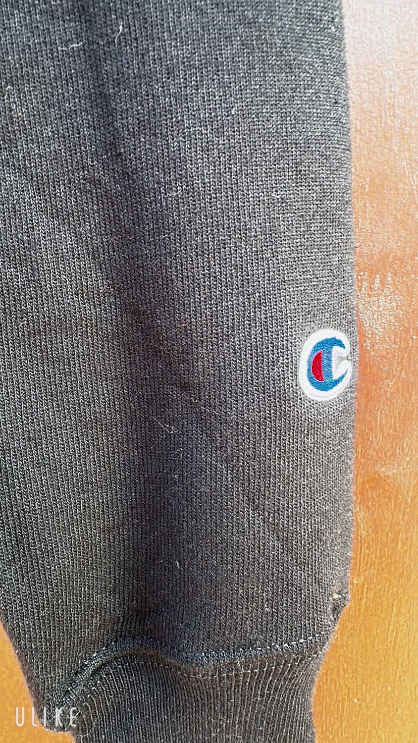 Champion(챔피언) 블랙 스웻셔츠 상품이미지4