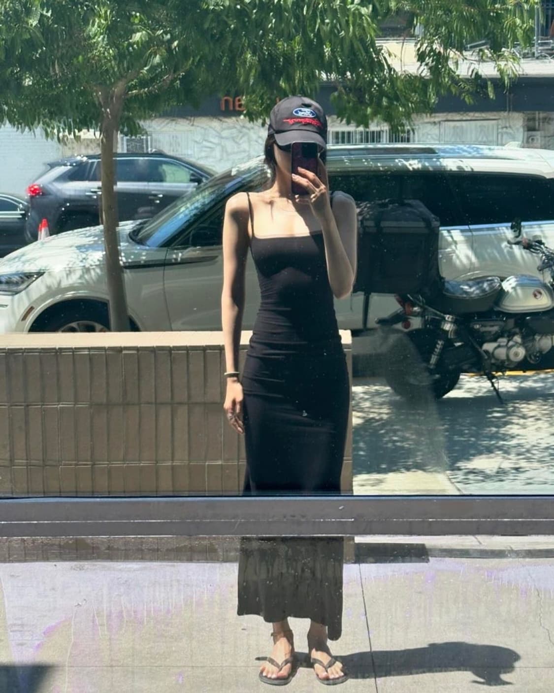 Skims 롱 슬립 드레스 손나은 원피스 상품이미지2