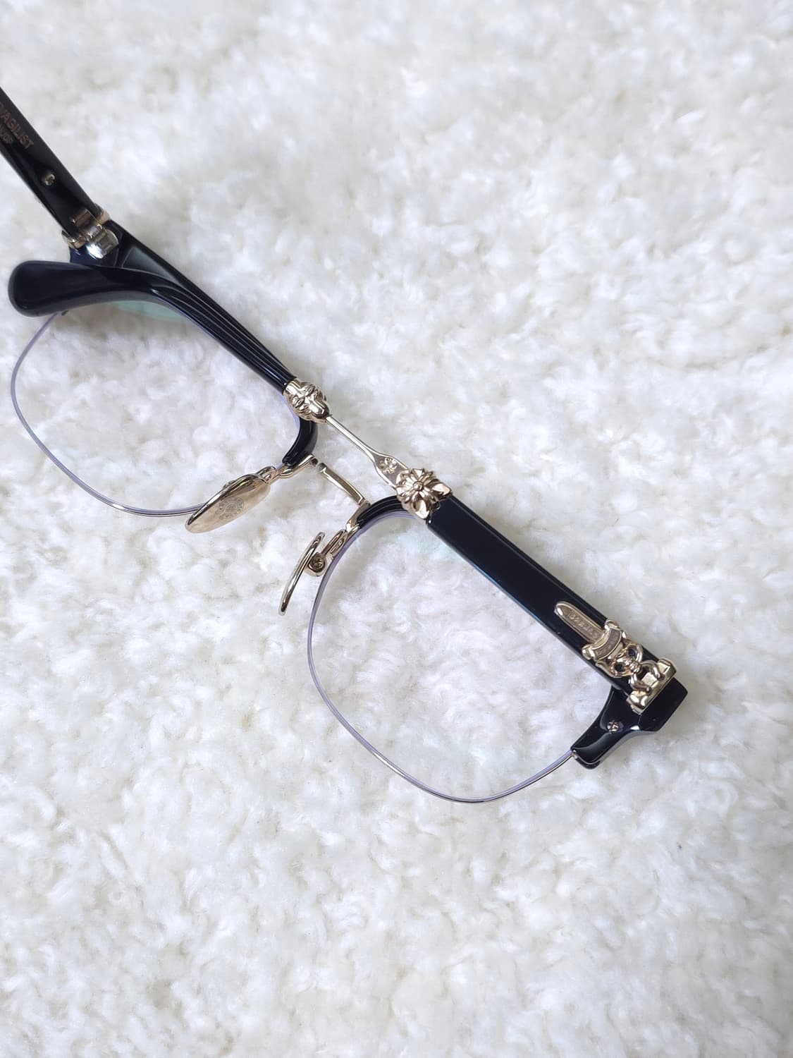 [OS] 크롬하츠 에바질리스트 안경 블랙 골드 상품이미지7