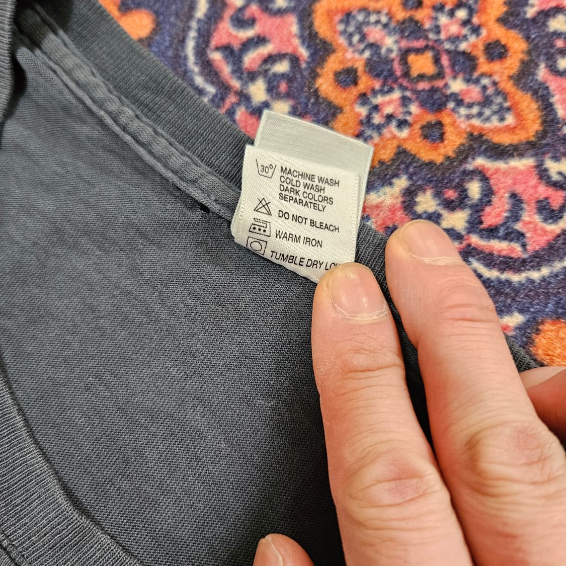 아르마니 익스체인지 in USA 디스트레스드 반팔 티셔츠 L size 상품이미지6