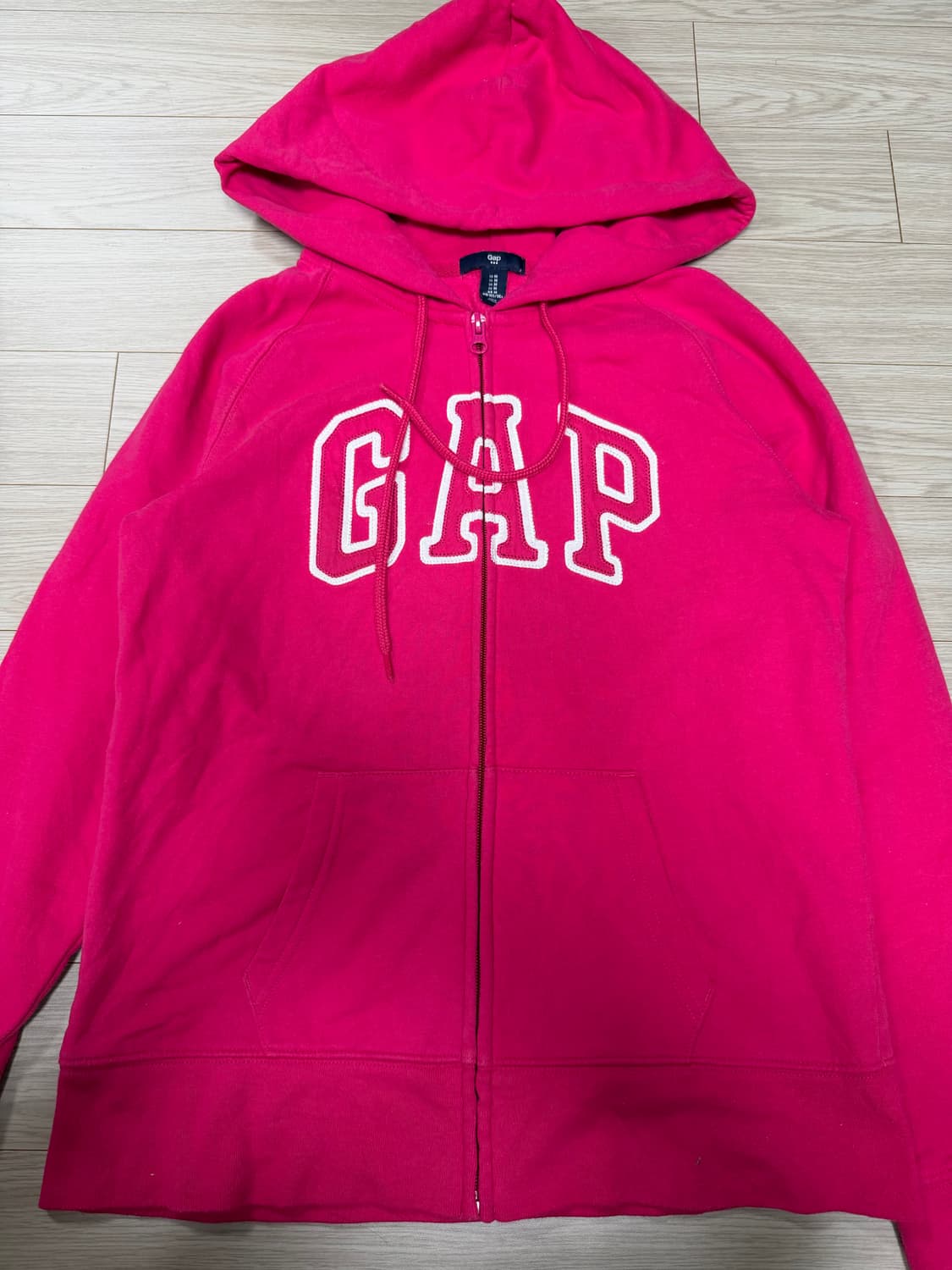 갭 핑크 후드집업 m 상품이미지2