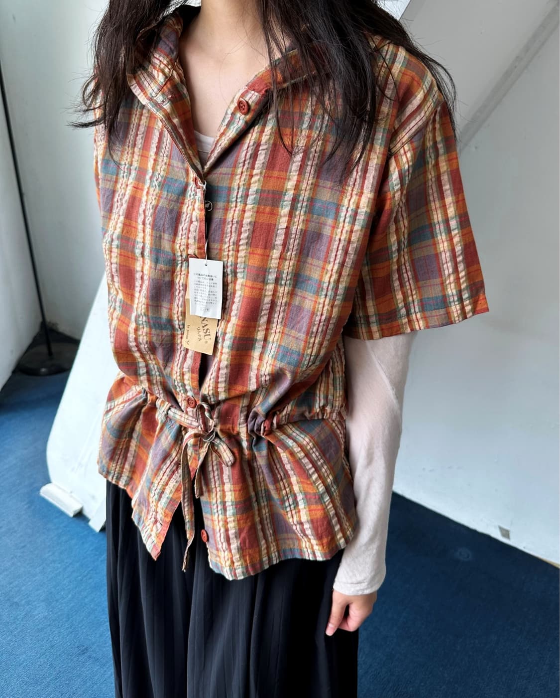 Natural volume cotton hooded shirket 상품이미지9