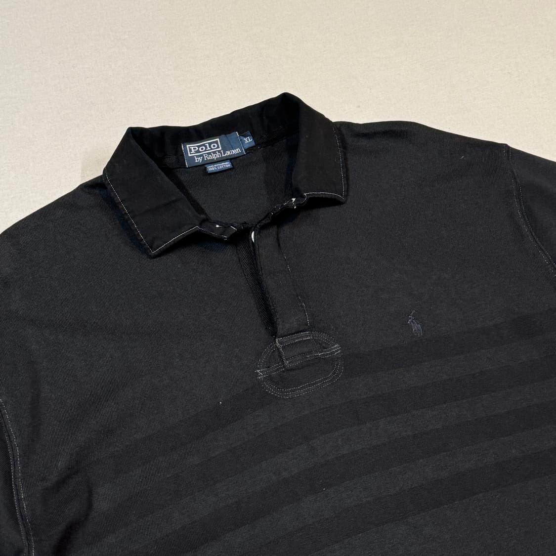 XL) 폴로 랄프로렌 가먼트다잉 긴팔 카라티 상품이미지4